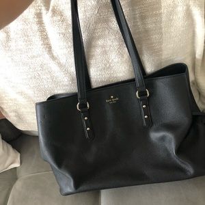 Kate Spade Black Leather Tote